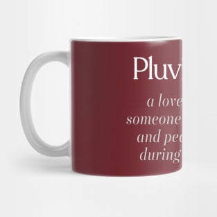 Pluviophile - a lover of rain Mug